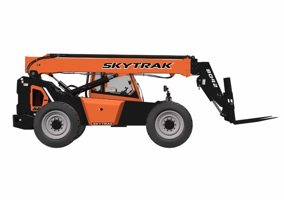 FORKLIFT, REACH W/ CAB 8,000 LB. 42' SKYTRAK 8042